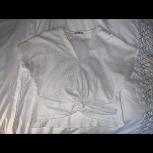 Zara Tie Knot Top!